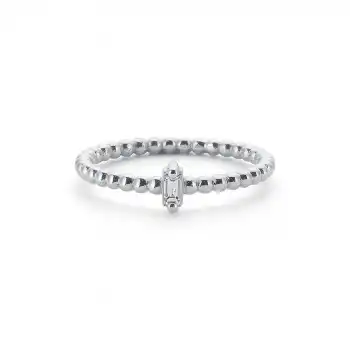 Minimal Baguette Diamond Ring