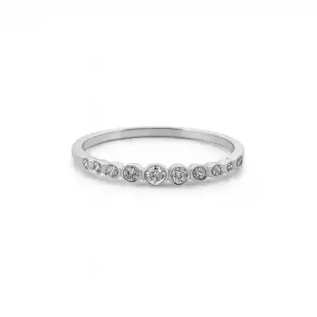 Modern Diamond Band Ring