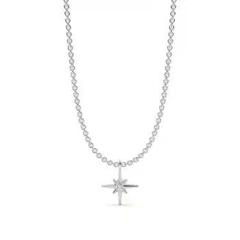 North Star Diamond Necklace