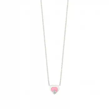 Pink Blush Heart Necklace