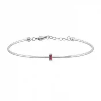 Pink Bold Baguette Bracelet