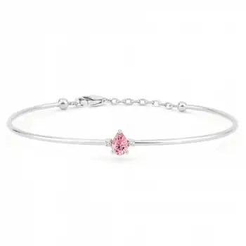 Pink Elegant Drop Bracelet