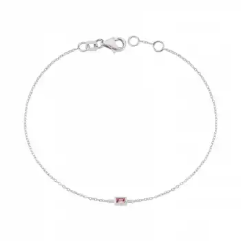 Pink Grace Baguette Bracelet