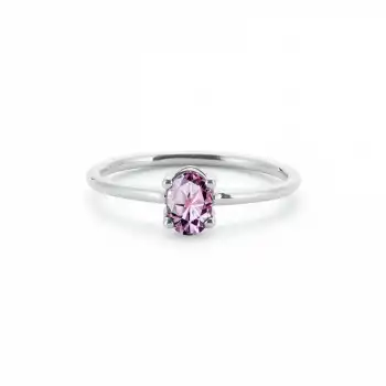 Pink Pure Oval Ring