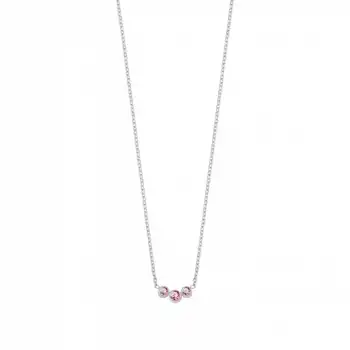 Pink Trio Minimal Necklace