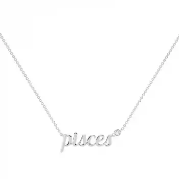 Pisces Solitaire Necklace