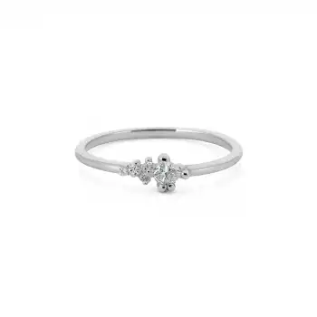 Princess Modern Diamond Ring