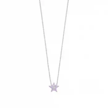 Purple Amour Star Necklace