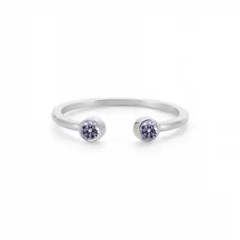 Purple Balance Open Ring