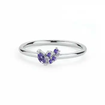 Purple Bloom Ring