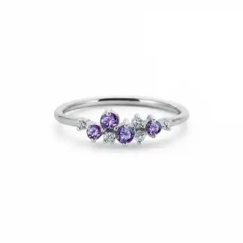 Purple Celeste Ring