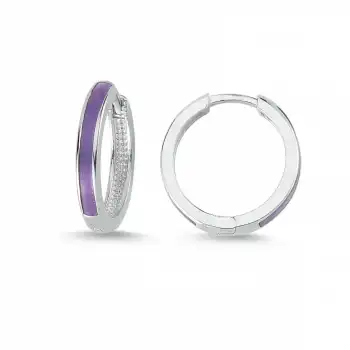 Purple Grande Lolly Earrings