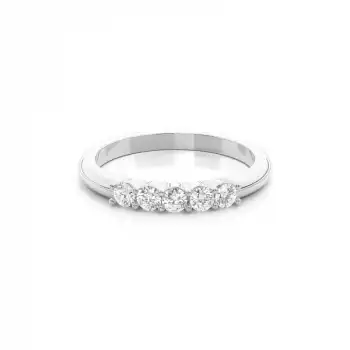 Radiant Row Diamond Ring