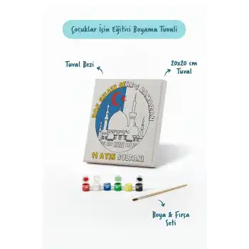 Ramazan Eğitici Boyama Seti Hoş Geldin Şehr-i Ramazan (Şövalesiz)