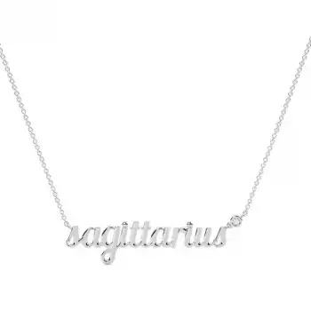Sagittarius Solitaire Necklace