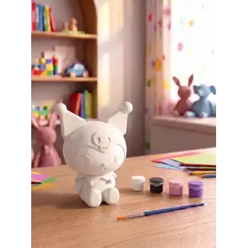 Sevimli Elf Figürlü Taş Boyama Hobi Seti