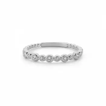 Sleek Diamond Band Ring