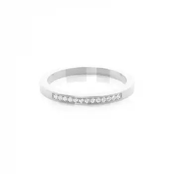 Sleek Row Diamond Band
