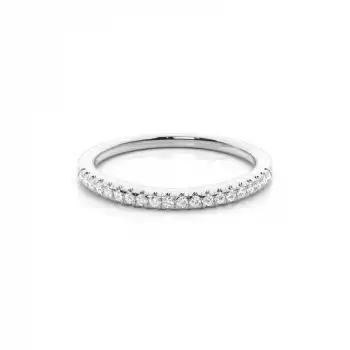 Slim Pave Diamond Band