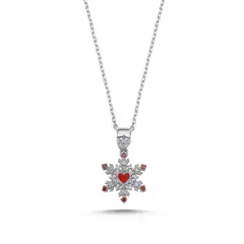 Snowflake of Love Necklace