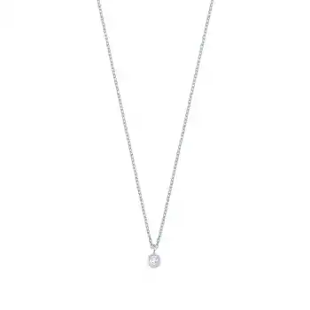 Solo Diamond Pendant Necklace
