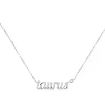 Taurus Solitaire Necklace