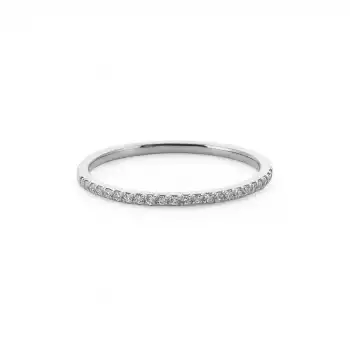 Thin Half Eternity Diamond Band