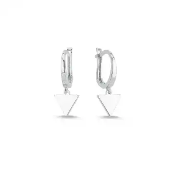 Triangle Charm Earrings