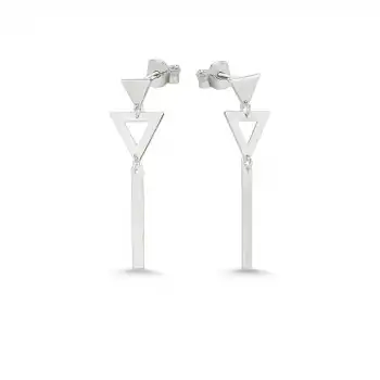 Triangle Drop Earrings