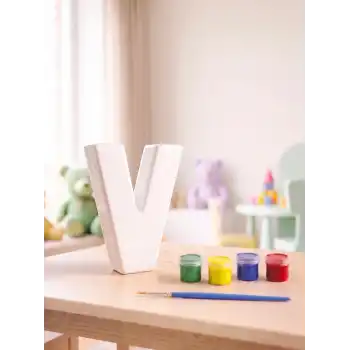 V Harfi Taş Boyama Hobi Seti
