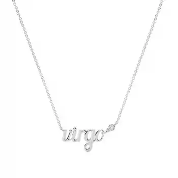 Virgo Solitaire Necklace