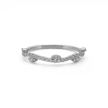 Wave Diamond Ring
