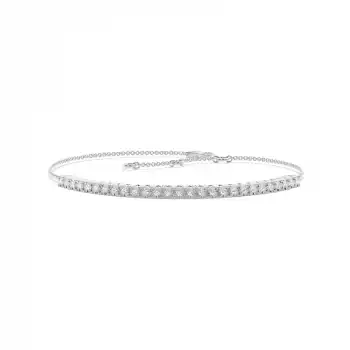 White Gold Chain Diamond Bracelets