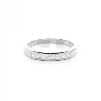 White Gold Contemporary Diamond Engagement Rings