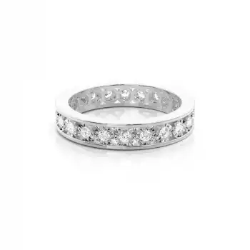 White Gold Diamond Anniversary Rings