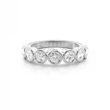 White Gold Diamond Anniversary Rings