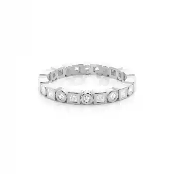White Gold Diamond Anniversary Rings
