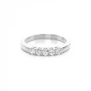 White Gold Diamond Anniversary Rings