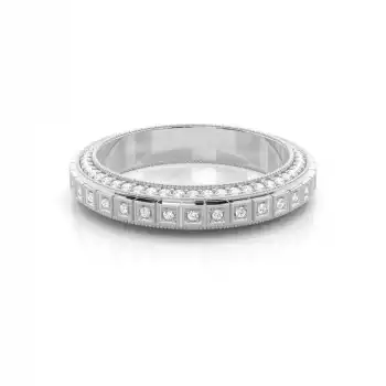 White Gold Diamond Anniversary Rings