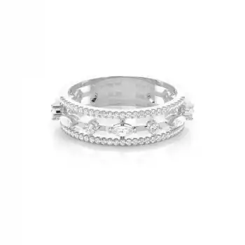 White Gold Diamond Anniversary Rings