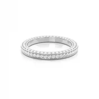 White Gold Diamond Anniversary Rings