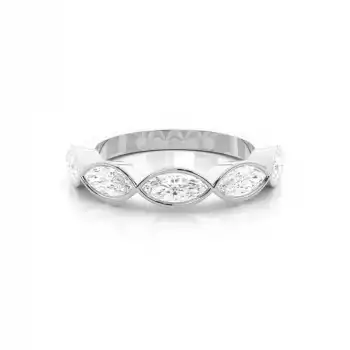 White Gold Diamond Anniversary Rings