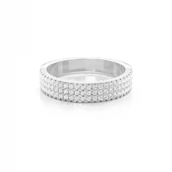 White Gold Diamond Anniversary Rings