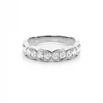 White Gold Diamond Anniversary Rings