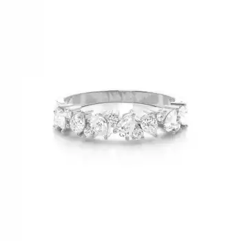 White Gold Diamond Anniversary Rings