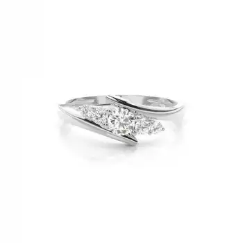 White Gold Diamond Anniversary Rings