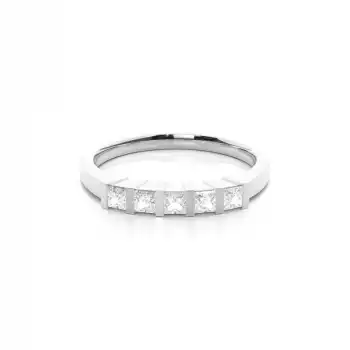 White Gold Diamond Anniversary Rings