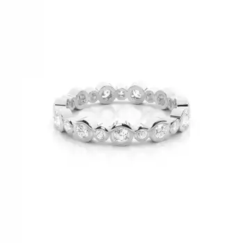 White Gold Eternity Rings Diamond
