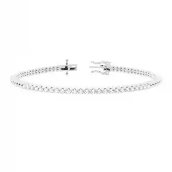 White Gold Evening Diamond Bracelets