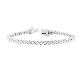 White Gold Evening Diamond Bracelets
